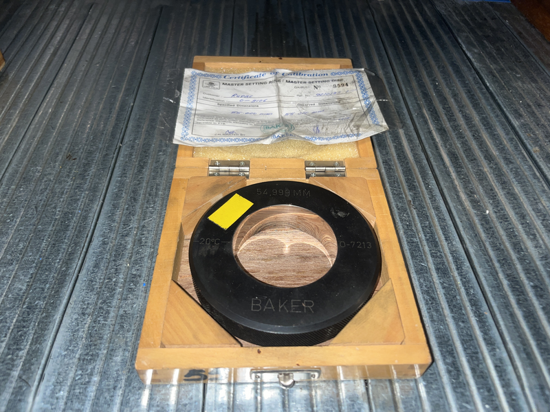 Master setting ring 50.000 mm specified dimension 0-7213