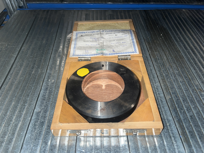 Master setting ring specific dimension 72.000 mm 0-7737