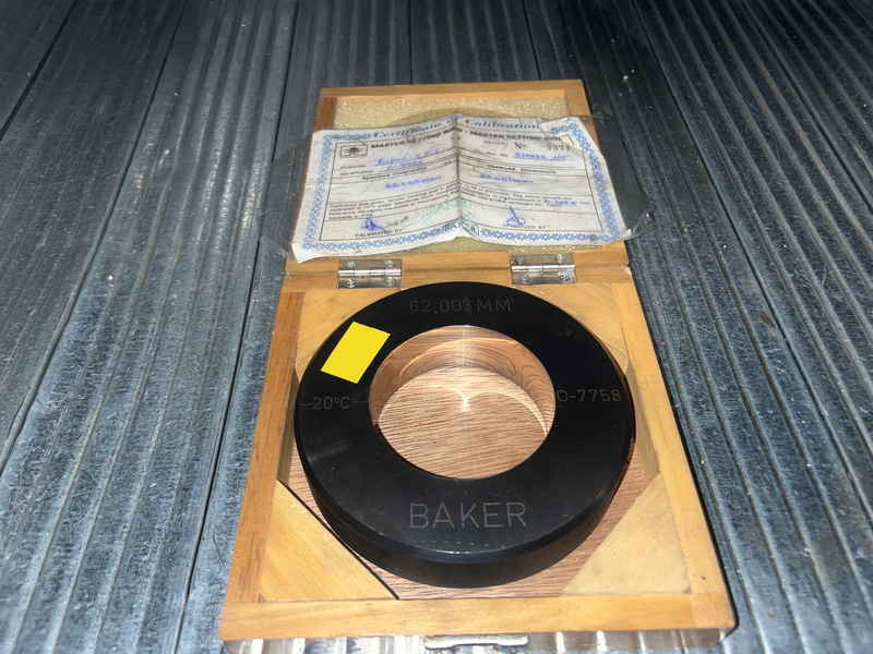 Master setting ring 62.000 mm 0-7758