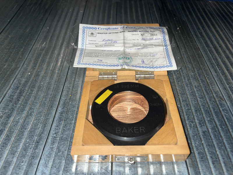 Master setting ring 47.000 mm 0-8184