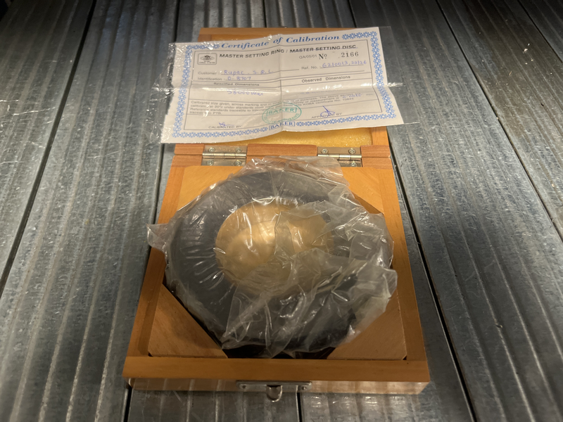 Master setting ring 58.000 mm 0-8707