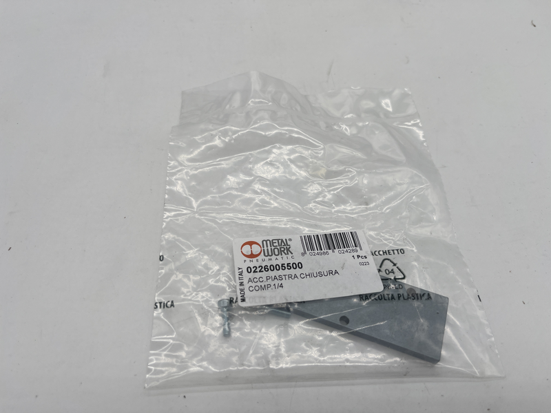 ACC.piastra chiusura comp 1/4 0226005500
