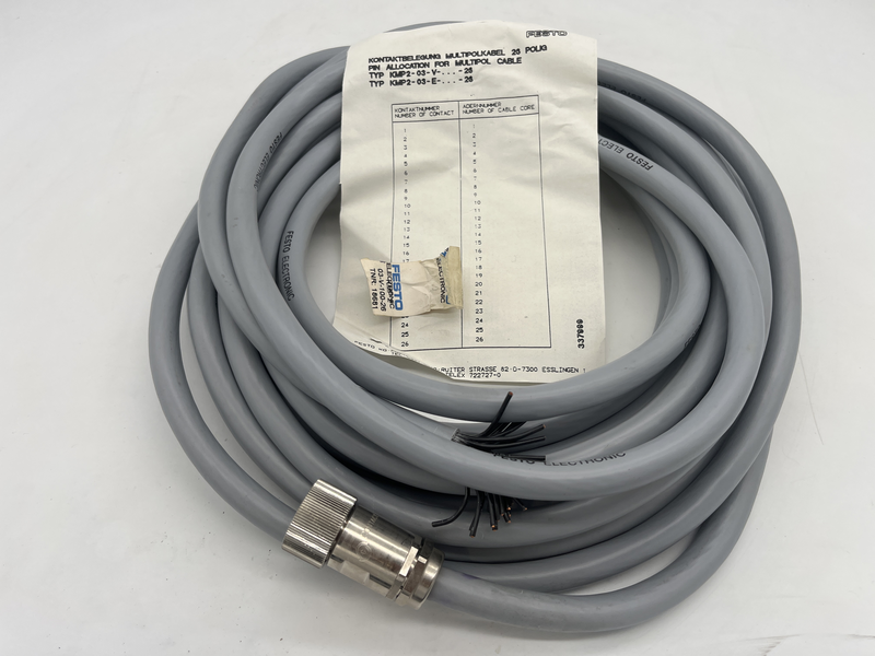 CABLAGGIO PER CONTROLLO ELETTROVALVOLE PNEUMATICHE 03-V-100-26
