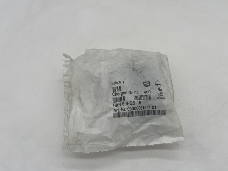 calotta con ingresso laterale Han B per i connettori di serie 6B 09300061541