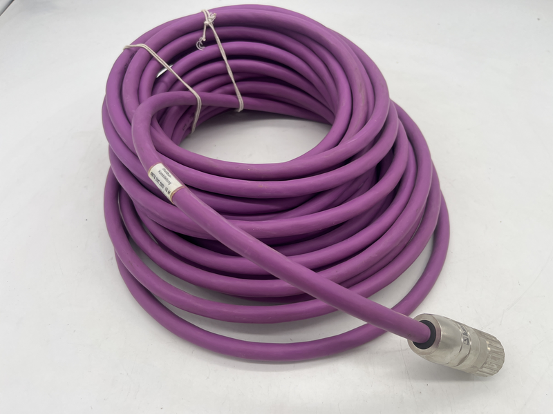Profibus cable, assembled on both sides with one M23 male connector, 12 poles, 15 metres, PUR jacket, shielded, violet 0975 202 202/ 15 m