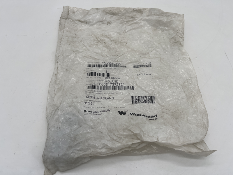 Micro-Change (M12) Solid Body Splitter, 1 x 4-Pole Male to 2 x 4-Pole Females, Grey PVC 1200680229