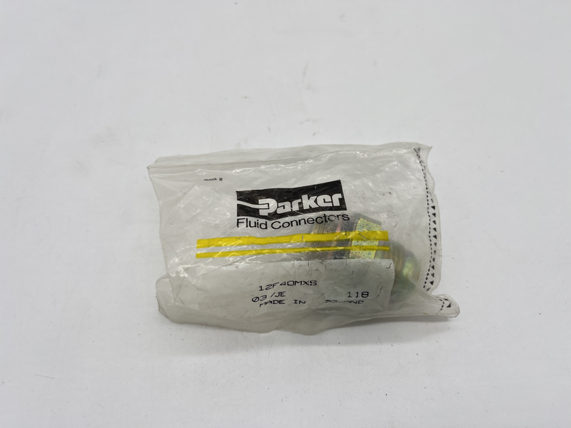 Maximum Dynamic Pressure: 4000 psi ; Shape: Straight ; Connection 1 Size: Male 37° Flare ; Connection 1 Tube 12f40mxs