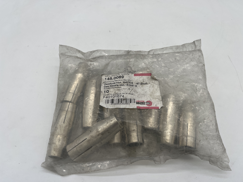 GAS NOZZLE CONICAL DIA.16 confezione 10 pezzi 145.0089