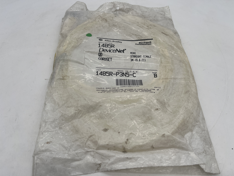 Devicenet cordset mini straight female 3 metri 1485-p3n5-c