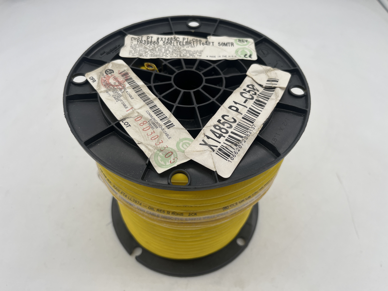 Trunk Cable For DeviceNet Round Media, Thin Cable, CPE, Yellow, 250VDC 4A, 50 Meter 1485c p1-c50