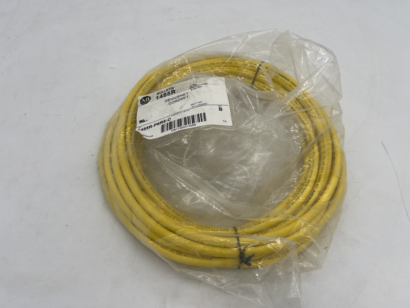 Devicenet cordset 5 pin micro femal 6 meter m12 1485r-p6r5-c