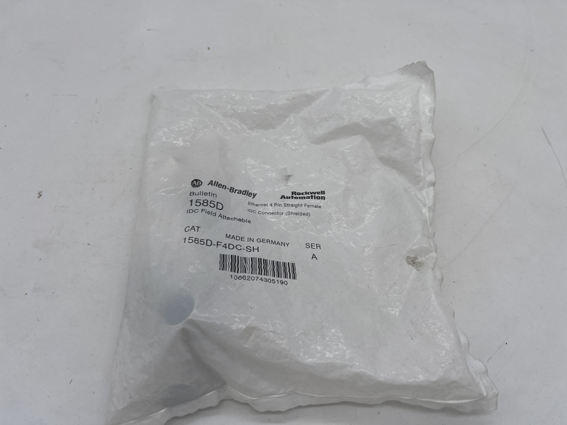 Ethernet 4 pin straight female 1585d-f4dc-sh