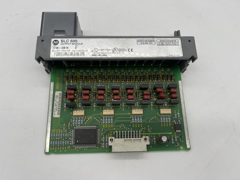 output module plc 1746-0b16 ser d