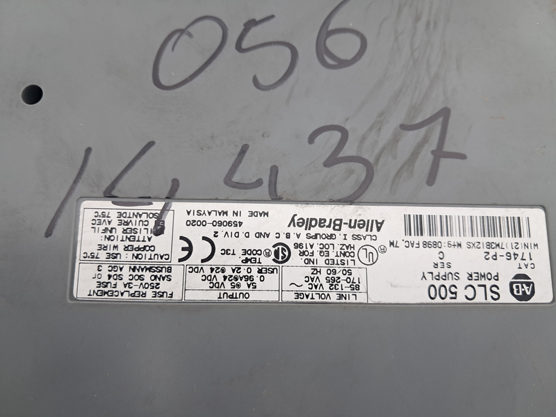 POWER SUPPLY SLC 500 13-SLOT RACK