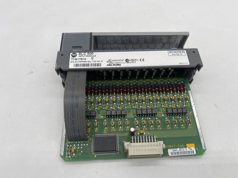 Input module slc 500 1746-itb16 ser c