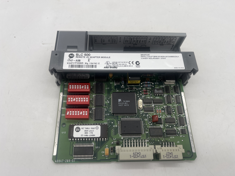 Remote i/o adapter module 1747-asb