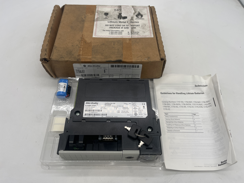 Processore ControlLogix Logix5561 con 2048 Kbyte di memoria utente e 478 Kbyte di memoria I/O 1756l61