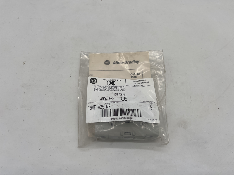 4th pole np for 25a base mount 194e-a25-np