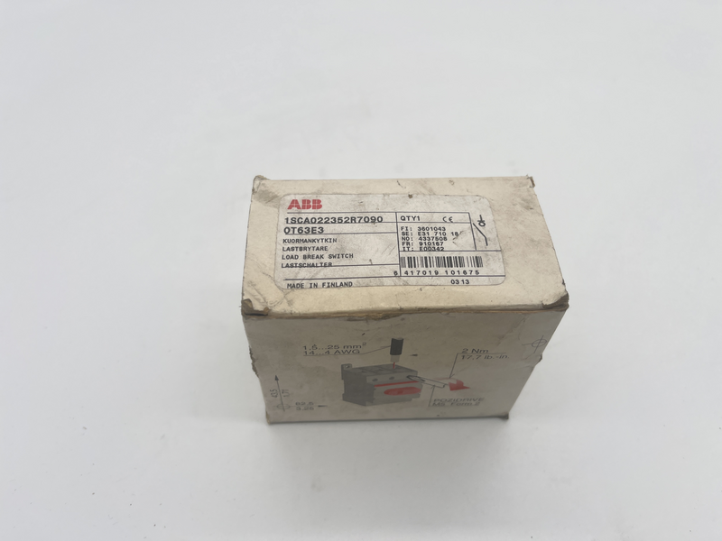 Load break switch 1sca022352r7090