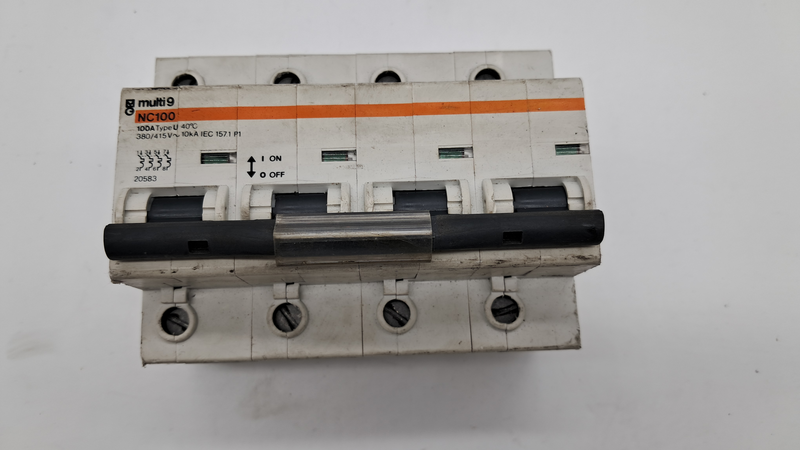 Merlin Gerin multi9 NC 100 100A Type U 40°C 380/415V ~ 20583