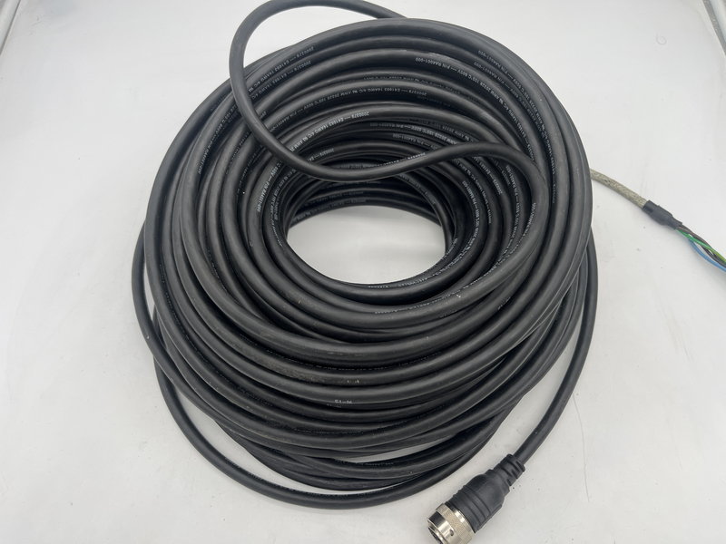 Cable, PW14AWG&BK, DIN M23 Type 4 Connector, Non-Flex, 60 Meters 2090-xxnpmp-14s60