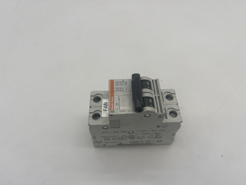 MCB (Miniature Circuit Breaker), 2-pole, 10A, C-curve 24442