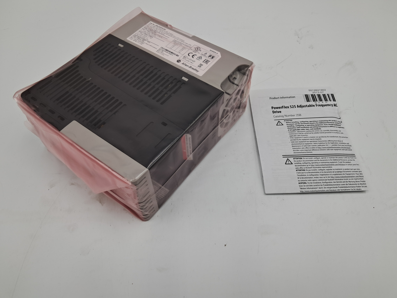 POWER FLEX 525 AC DRIVE INPUT: 323-528V 3PH OUTPUT: 2.3A MOTOR RATING: 0.75kW/1.0HP 25B-D2P3N104