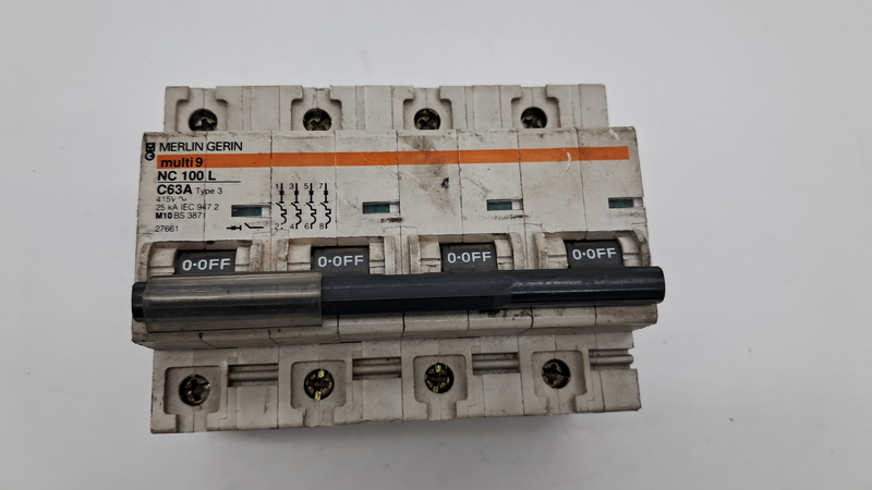 Merlin Gerin multi9 NC 100 L C63A 415V ~ 27661