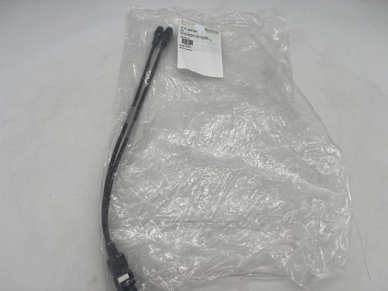 M12 lite y-distributor/m12 male straight pur 4x0,34 black ul,csa+drag chain 0,3 metri 335164