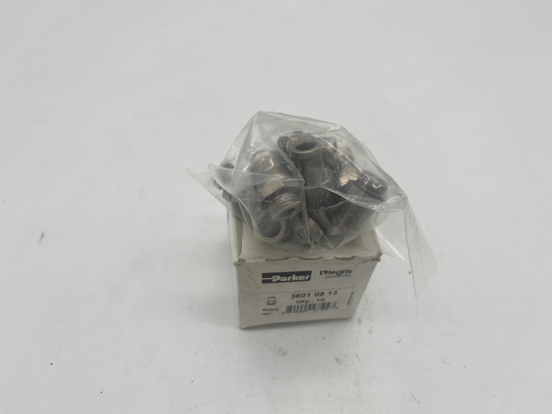 Confezione da 10 pezzi raccordo pneumatica dritto 3601 08 13