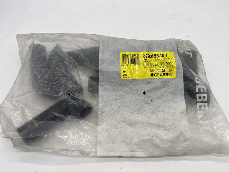 Tubo 90 gradi confezione da 10 pezzi 379.055.16.1