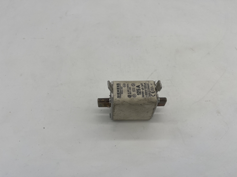 �cartuccia fusibile NH, NH00, In: 125 A, gG, Un AC: 500 V, Un DC: 250 V, segnalatore di intervento frontale 3NA3 832