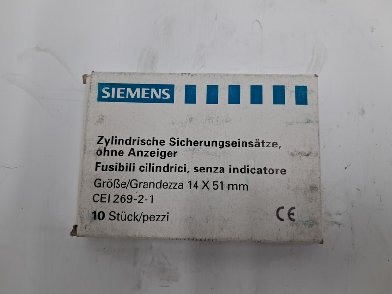 Fusibili Cilindrici, senza indicatore 10x38 10 a confezione da 10 pezzi 3NW6 103-1