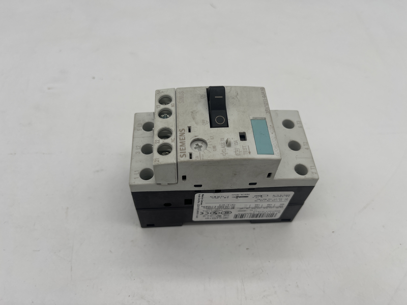 Motor Protection Circuit Breaker, 0.28-0.4A, 3-pole 3RV1011-0JA10