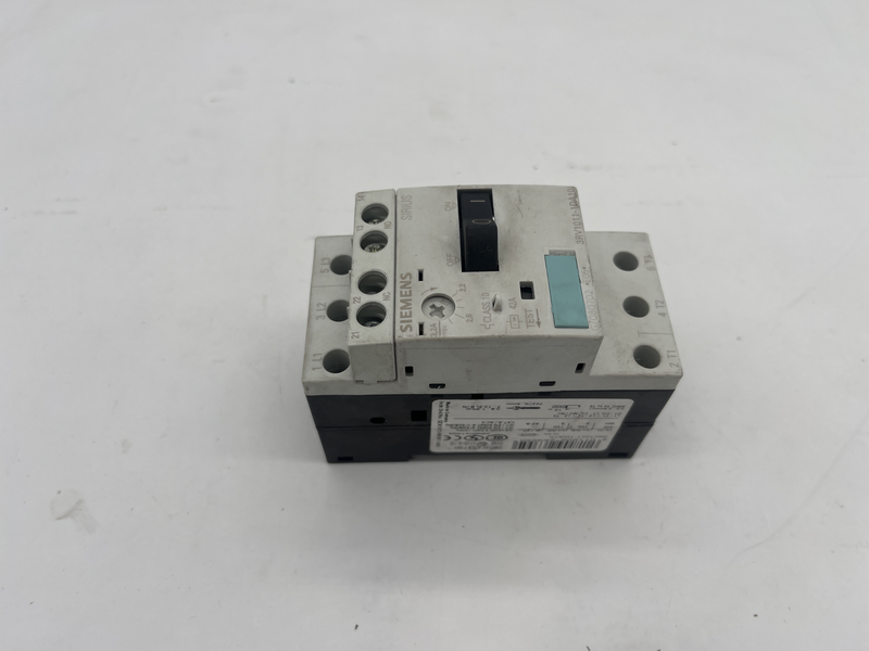 Motor Protection Circuit Breaker, 0.55-0.8A, 3-pole 3RV1011-1DA10