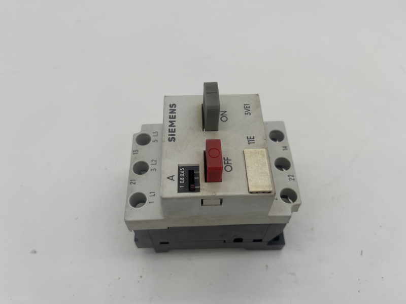 0.63-1A MOTOR STARTER PROTECTOR 3VE1010-2F