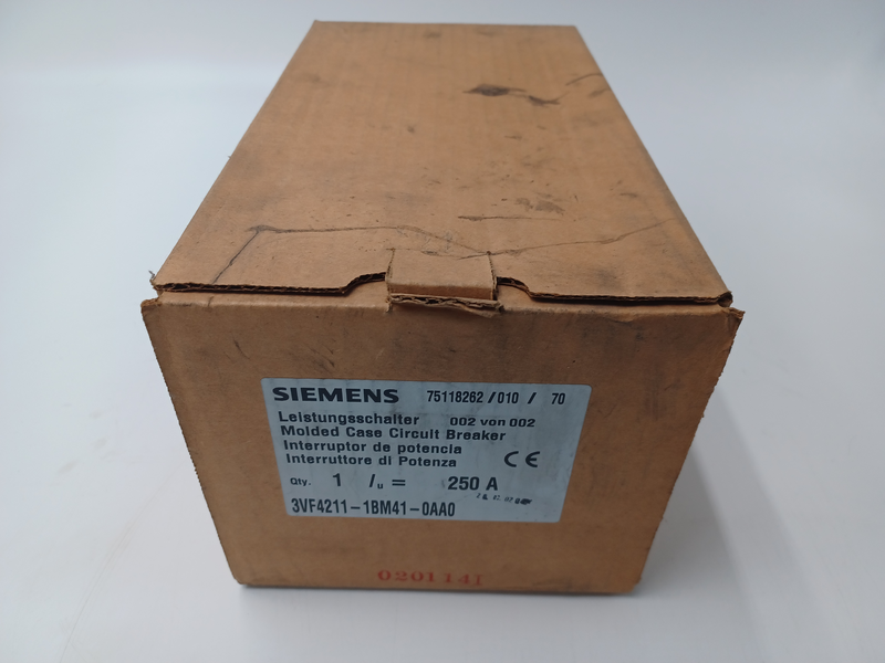 Molded Case Circuit Breaker 250 A con viti di fissaggio