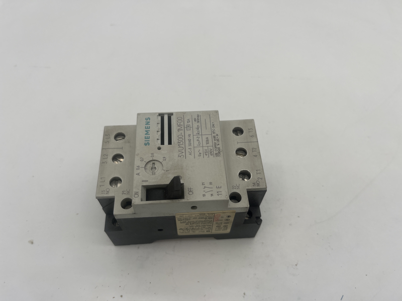 Motor Starter Protector 0.6-1A 1NO 1NC 3P 3VU1300-1MF00