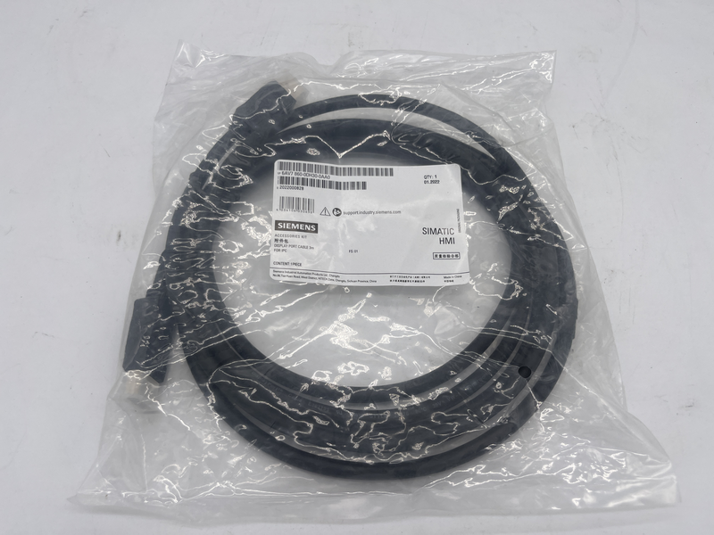 Cavo display port cable 3 metri Simatic hmi 3av7 860-0dh30-0aa0