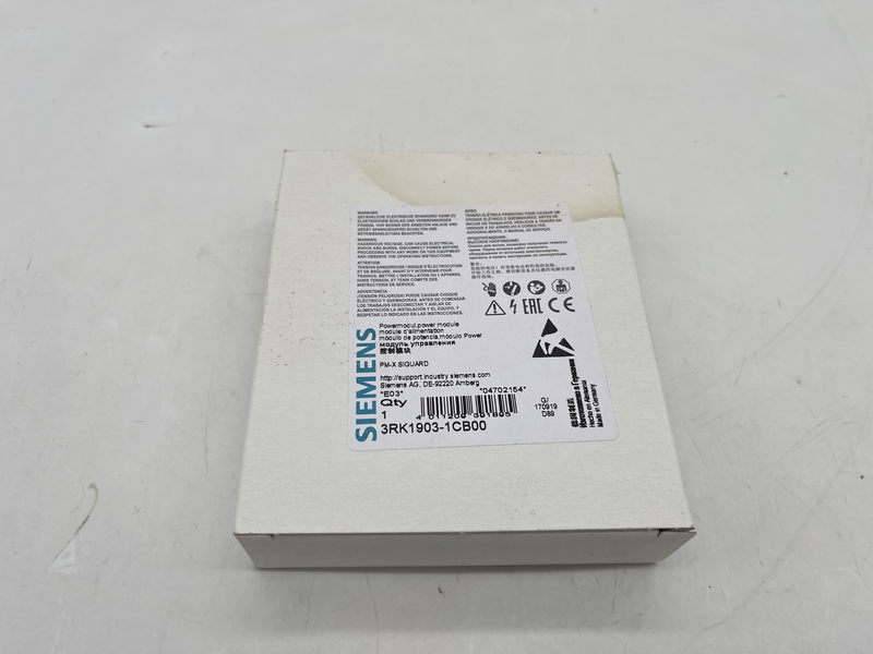 MOTOR STARTER CONNECTION MODULE UP TO SAFETY CAT. 4 3rk1903-1cb00