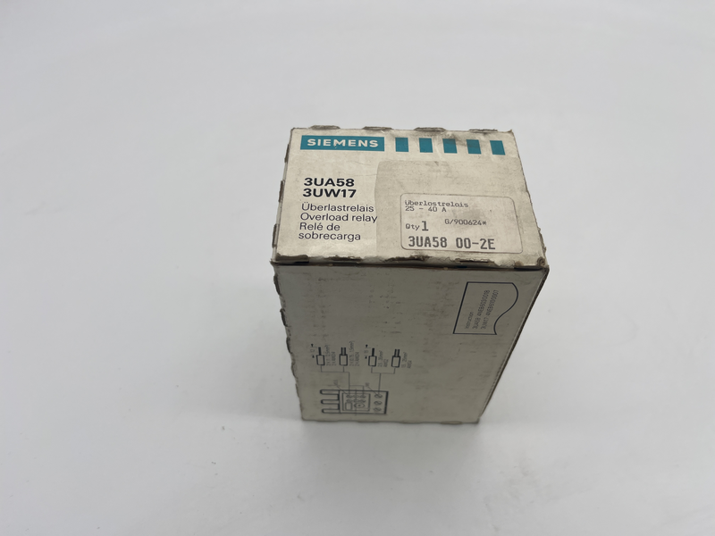 Overload relay 3ua58 00-2e