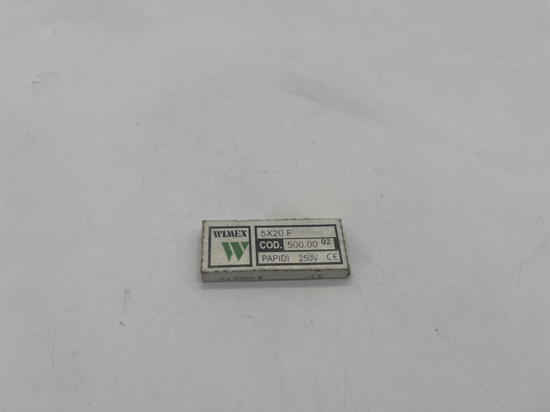 Fusibili 5x20 F 100ma 250v confezione da 10 pezzi 500.0002