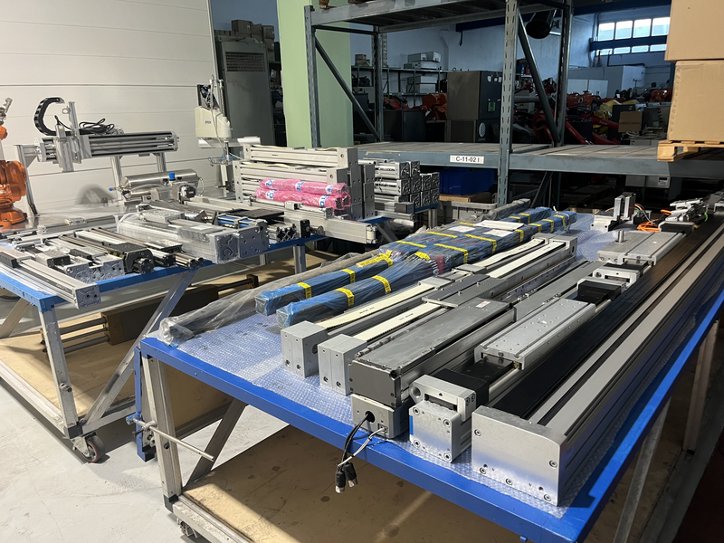 Asse lineare pneumatico 530907 Dgc-12-665-g-p-a 530907 Dgc-12-665-g-p-a