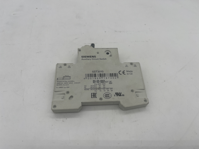 AUXILIARY CONTACT BLOCK 5ST3010