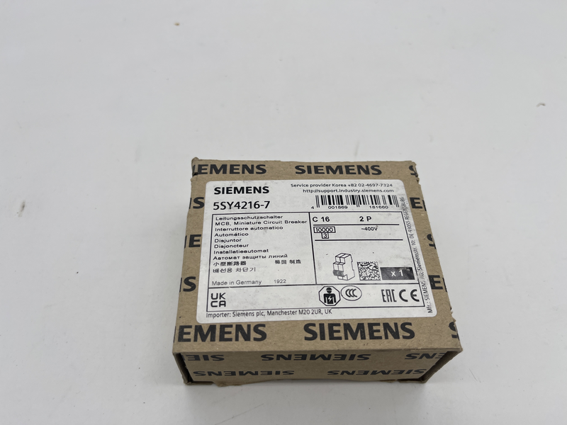 Miniature Circuit breaker 5sy4216-7