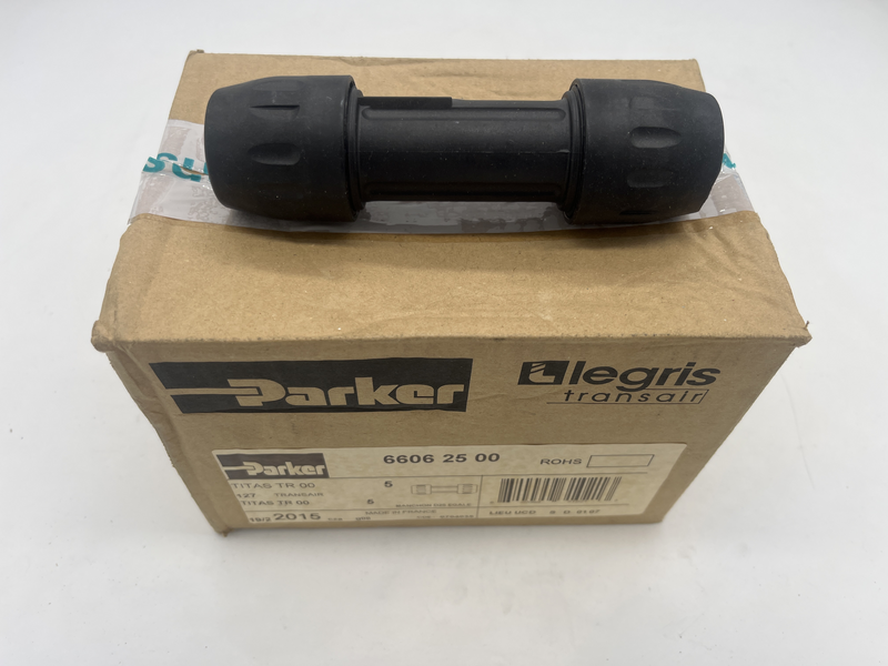 Adattatore tubo in PA in fibra di vetro rinforzata Transair, Ø 44.5mm confezione da 5 pezzi 6606 25 00
