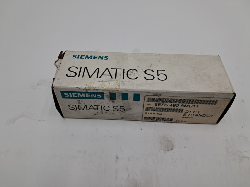SIMATIC S5 SCREW CONNECTOR FOR S5-90, -95, -100U PLC 40-PIN 6ES5 490-8MB11