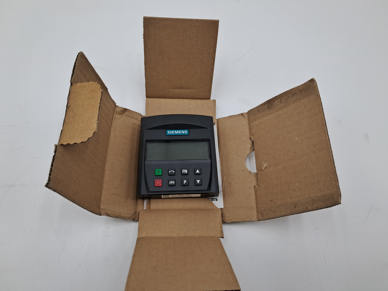 Micromaster Basic Operator Panel (BOP) Gross Weight: 0.40kg/0.88lbs Storage temperature-40 to +70°C Protection: IP20 6SE6400-0BP00-0AA1