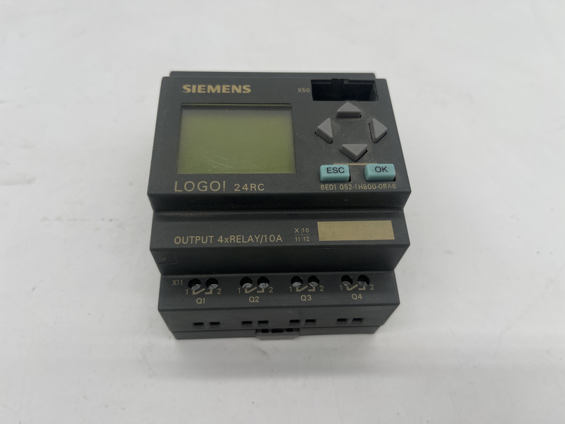 LOGO! 24RC, modulo logico, display PS/I/O: UC 24 V/UC 24 V/relè 6ed1 052-1hb00-0ba6