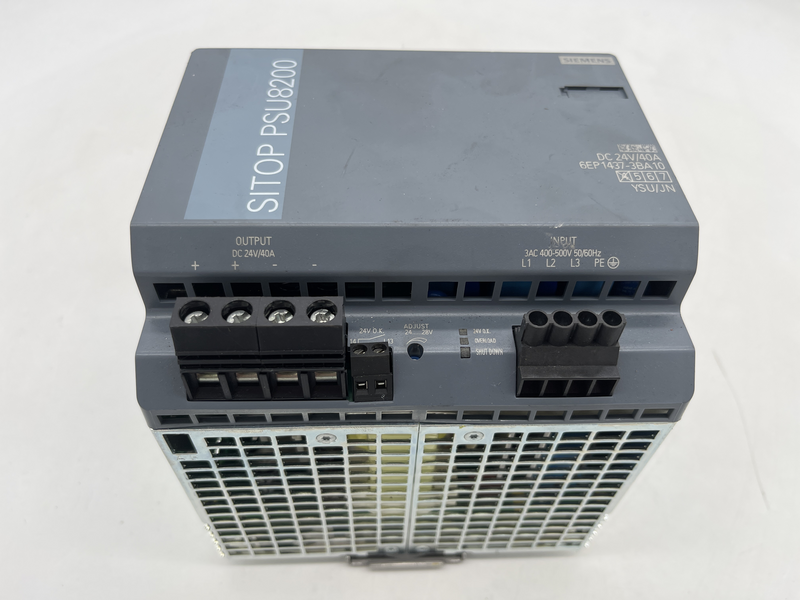 SITOP PSU8200 24 V/40 A alimentatore stabilizzato ingresso 3 AC 400 … 500 V uscita: DC 24 V/40 A 6ep1437-3ba10